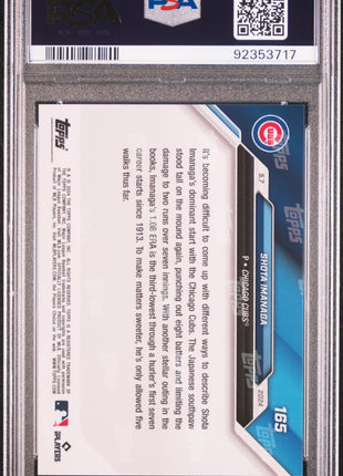 2024 Topps Now Shota Imanaga #165 PSA 10