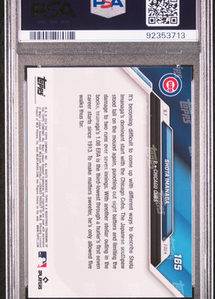 2024 Topps Now Shota Imanaga #165 PSA 10