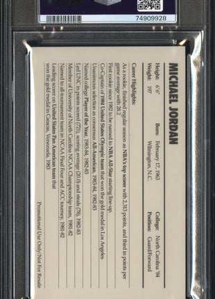 1985 Nike Promo Michael Jordan PSA 7 - Iconic