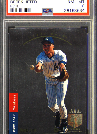 1993 SP Foil Derek Jeter #279 PSA 8 - High Grade Rookie Card!