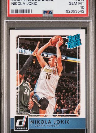 2015 Panini Donruss Nikola Jokic #215 PSA 10