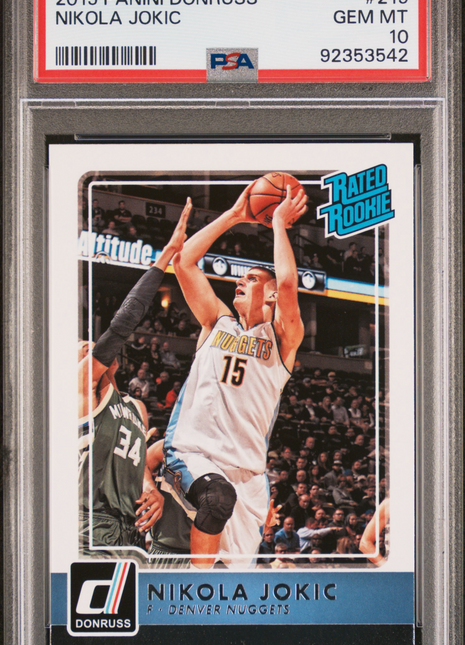 2015 Panini Donruss Nikola Jokic #215 PSA 10