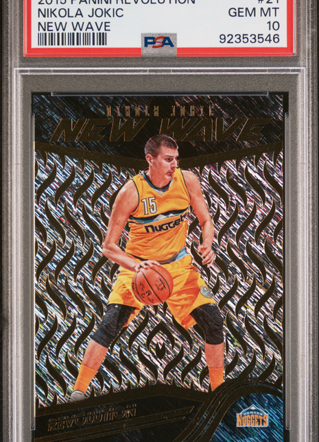 2015 Panini Revolution New Wave Nikola Jokic #21 PSA 10